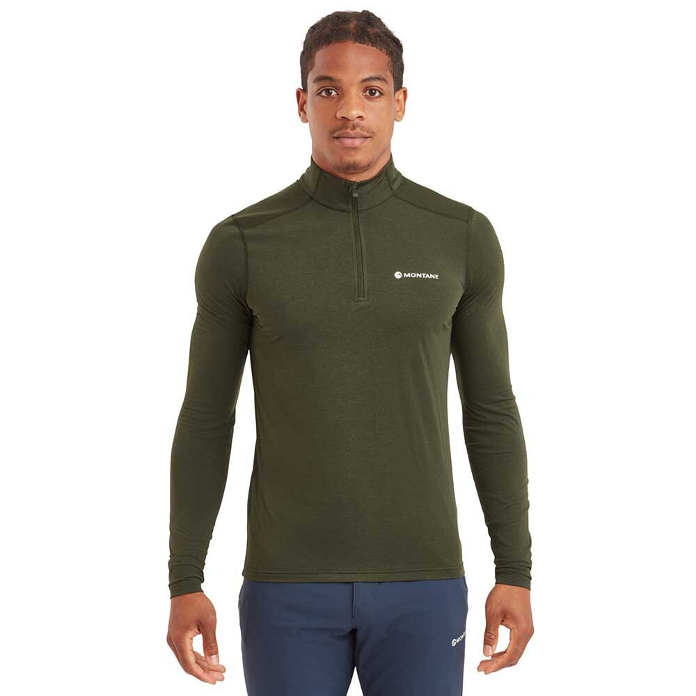

Лонгслив Montane Dart XT Half Zip, зеленый