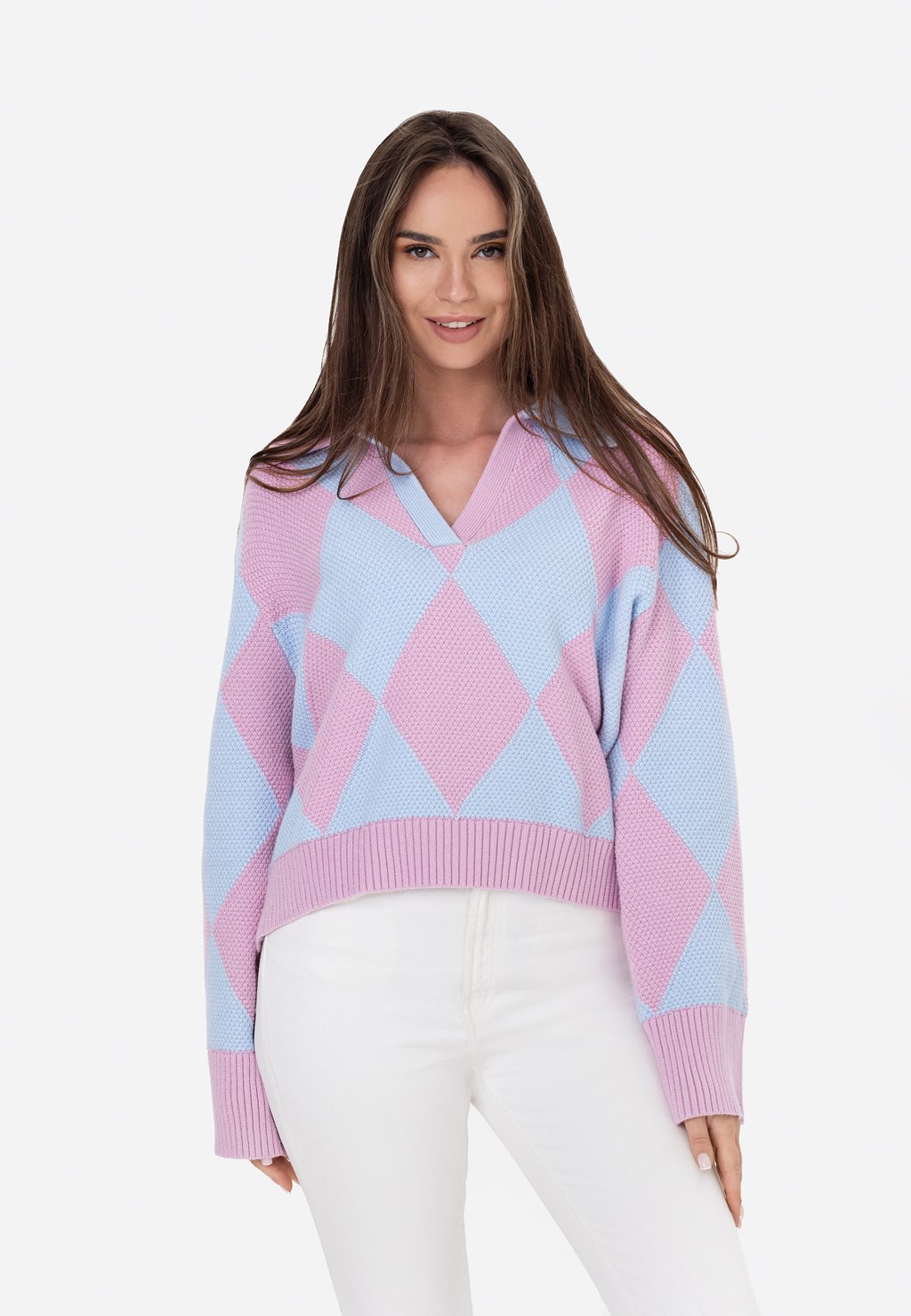 Свитер MADDIE Laurella, светло-синий свитер maddie by maddie ziegler y neck zip sweater синий