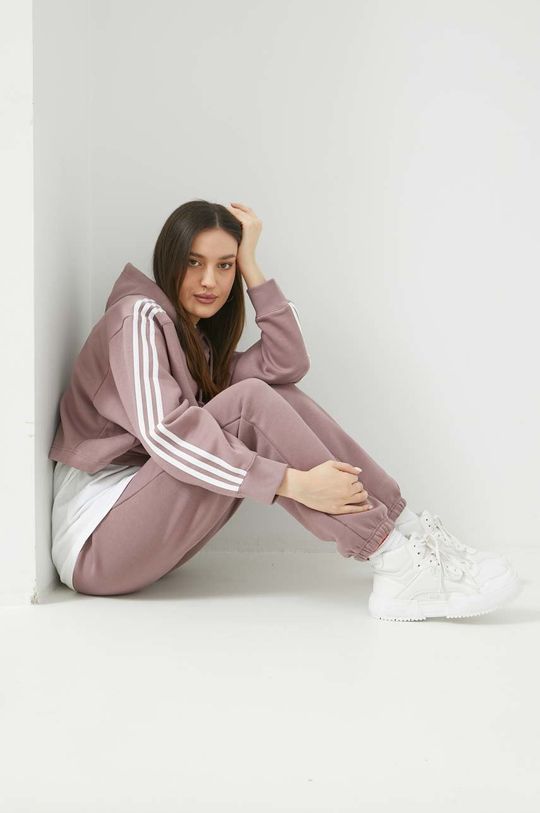 Толстовка adidas Originals, розовый худи adidas originals plus size logo play hoodie