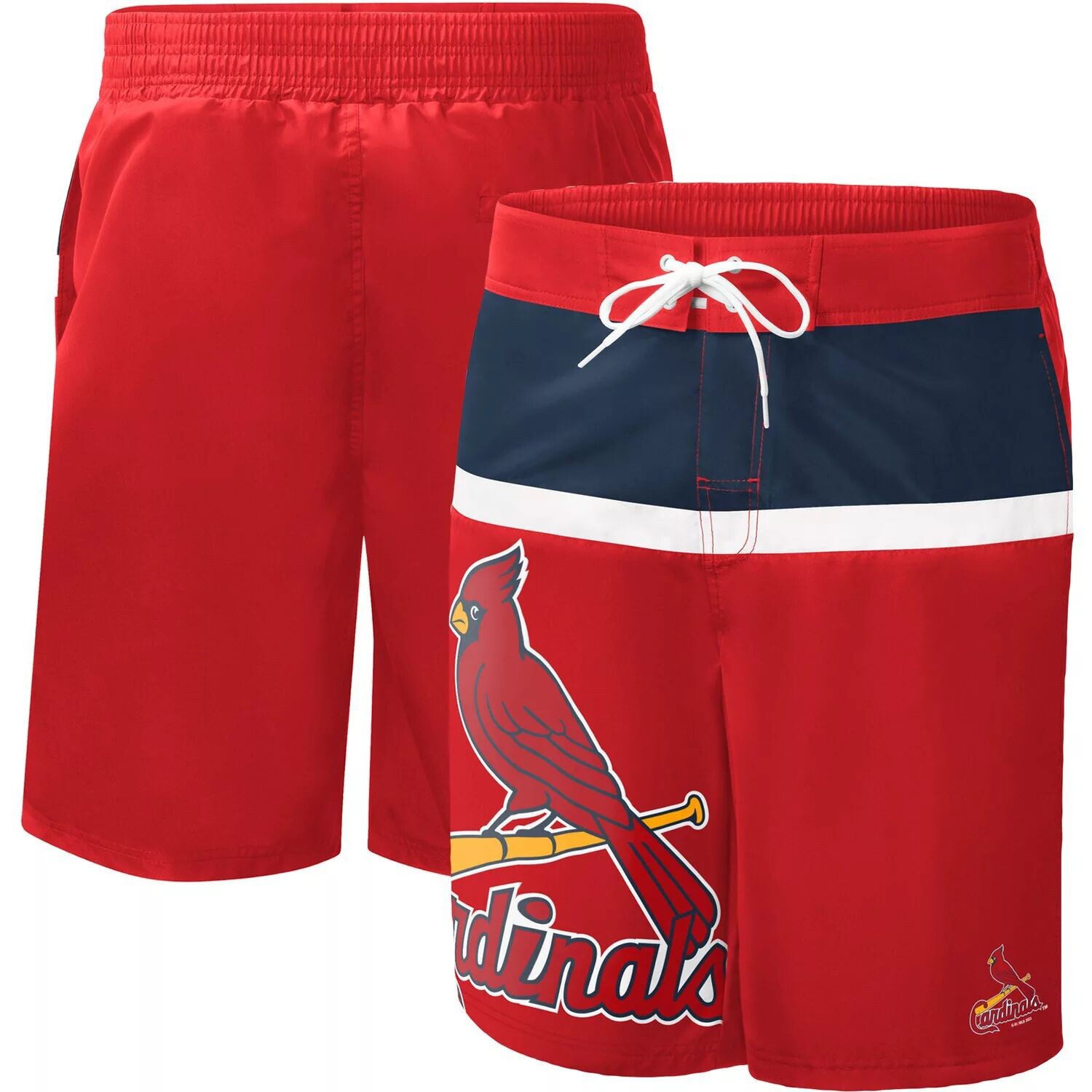 

Мужские спортивные шорты Carl Banks Red St. Louis Cardinals Sea Wind для плавания G-III