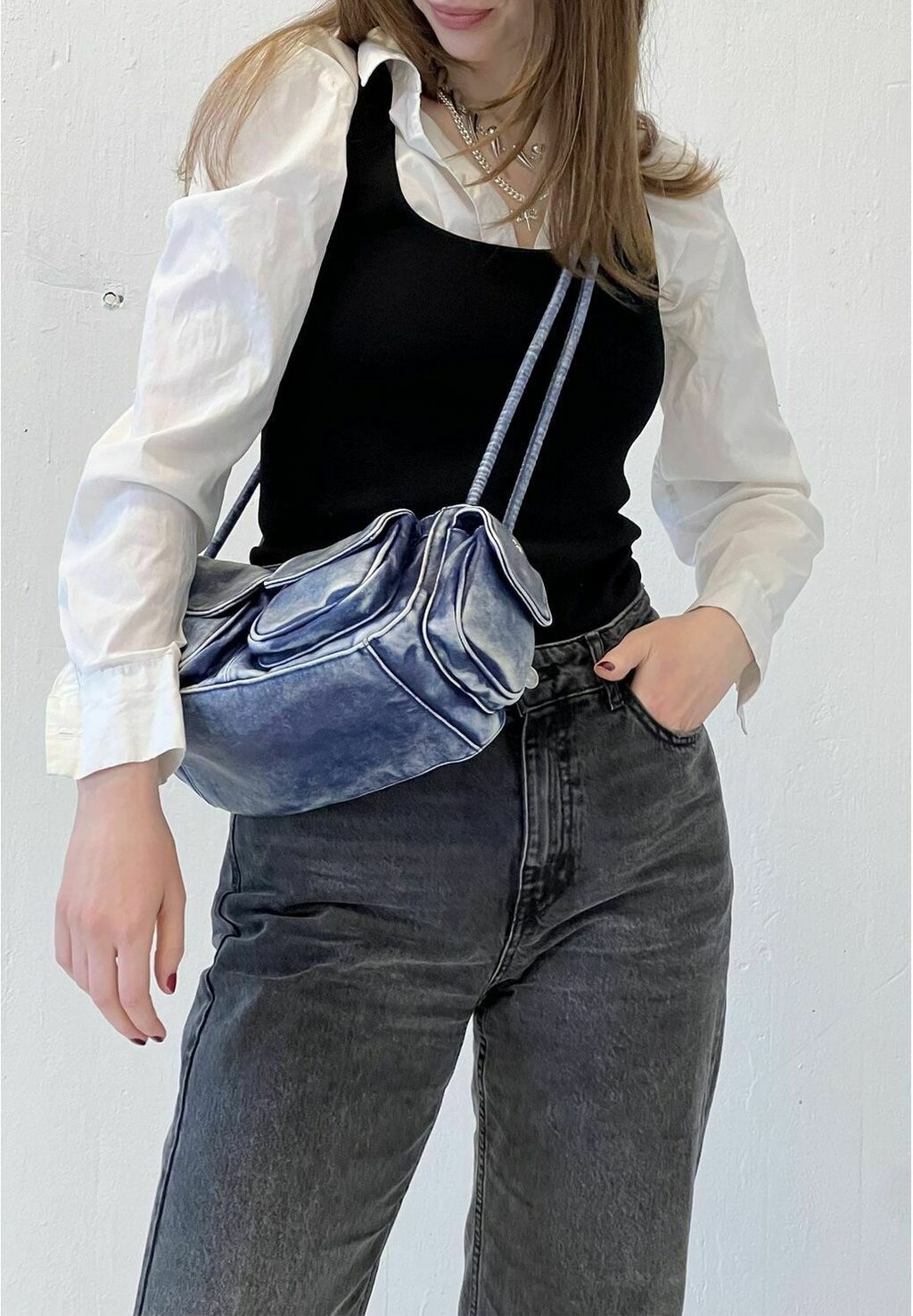 

Сумка через плечо LENA WOS, цвет blue