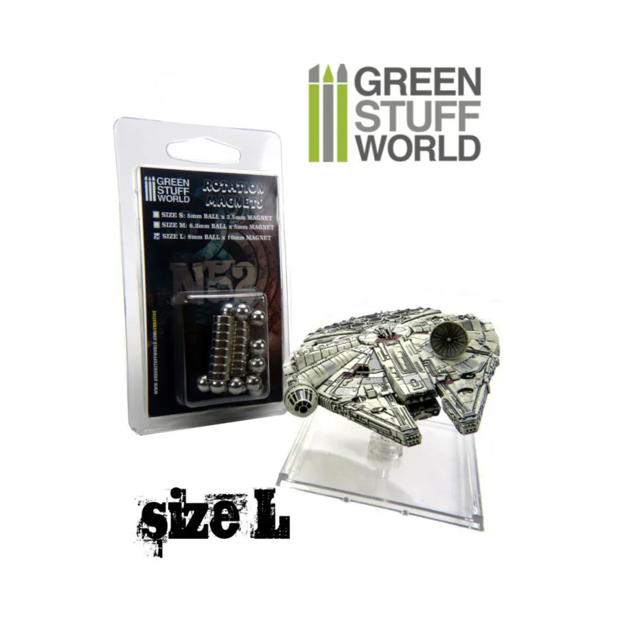 

N52 Вращающиеся магниты, L - 30 карат, Accessories - Magnets (Green Stuff World)