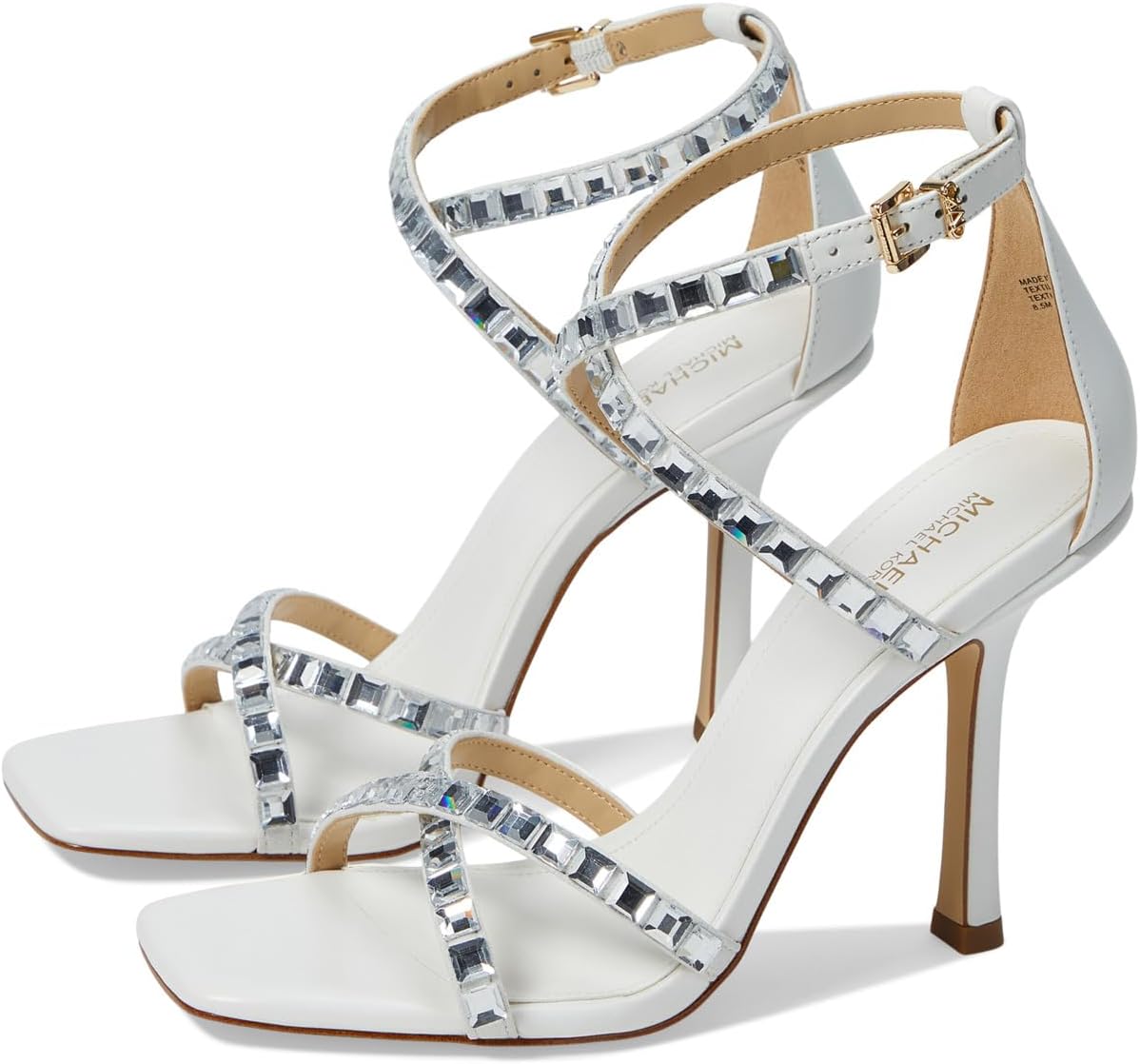 

Босоножки Celia Strappy Sandal MICHAEL Michael Kors, цвет Optic White