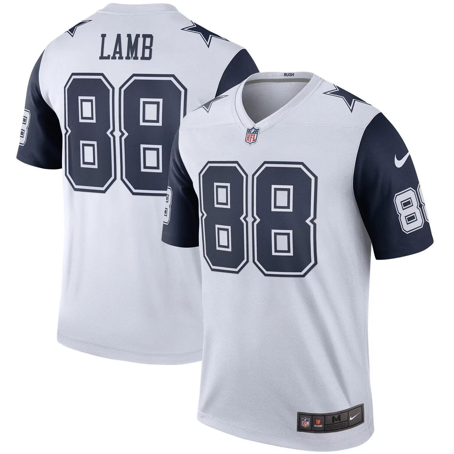 

Мужская футболка CeeDee Lamb White Dallas Cowboys 2nd Alternate Legend Nike