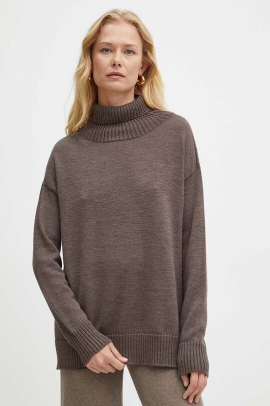 

Шерстяной свитер Max Mara Leisure, коричневый