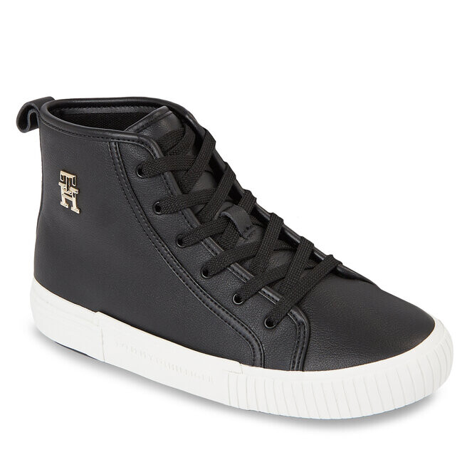 

Кроссовки Tommy Hilfiger VulcTh Leather, черный