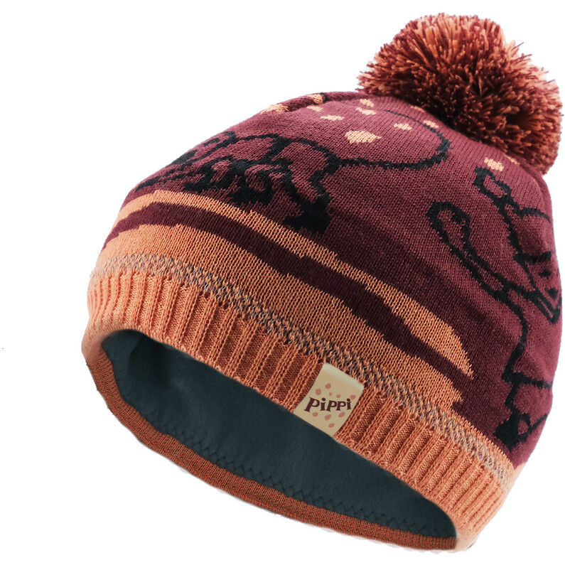 

Детская шапка Пеппи Длинныйчулок Bavarian Caps, красный