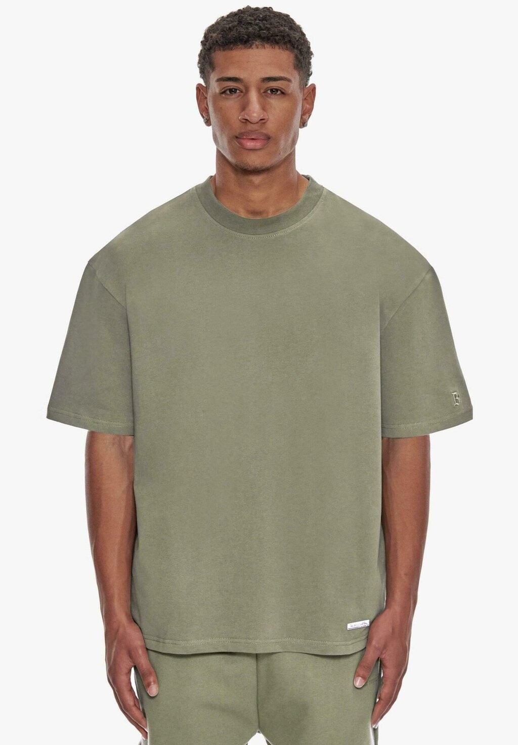 

Футболка базовая SUPER HEAVY BLANK Dropsize, цвет olive