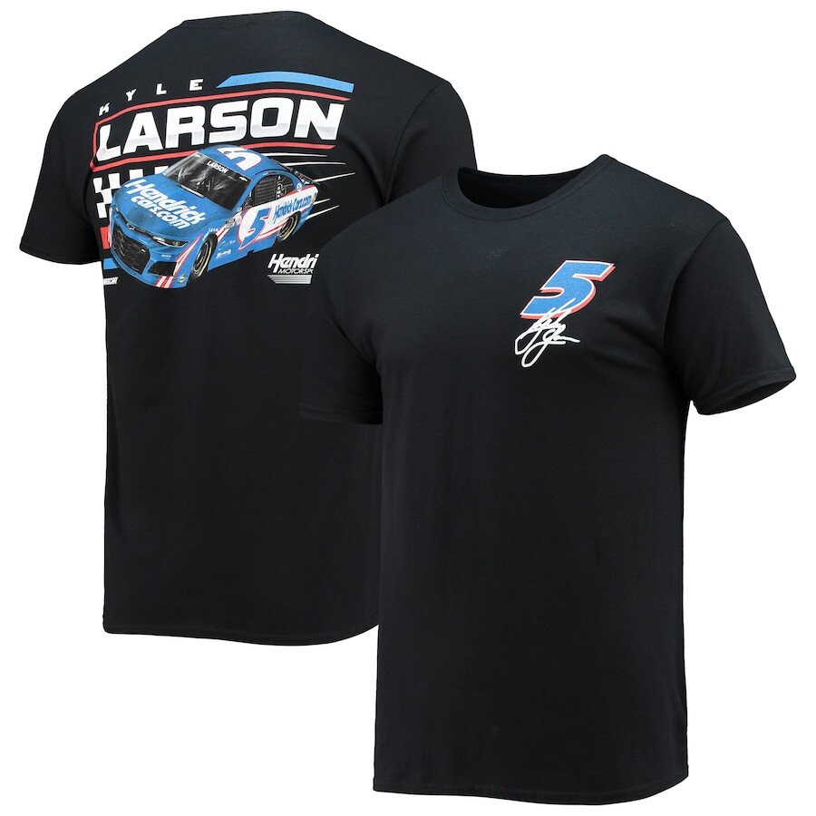

Футболка с коротким рукавом Hendrick Motorsports Team Collection Kyle Larson, черный