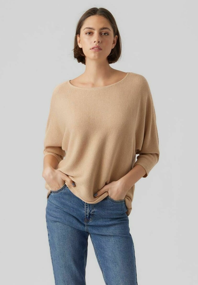 

Свитшот Vero Moda NORA 3/4 BOATNECK NOOS, цвет irish cream
