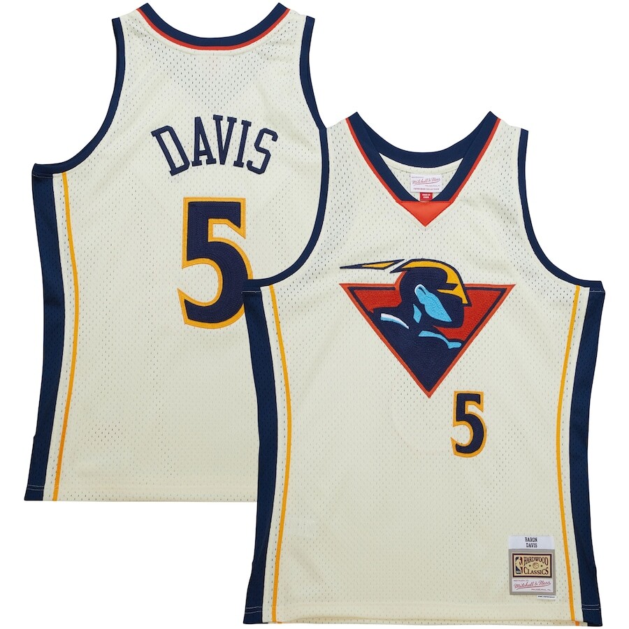 

Джерси Mitchell & Ness Golden State Warriors, кремовый