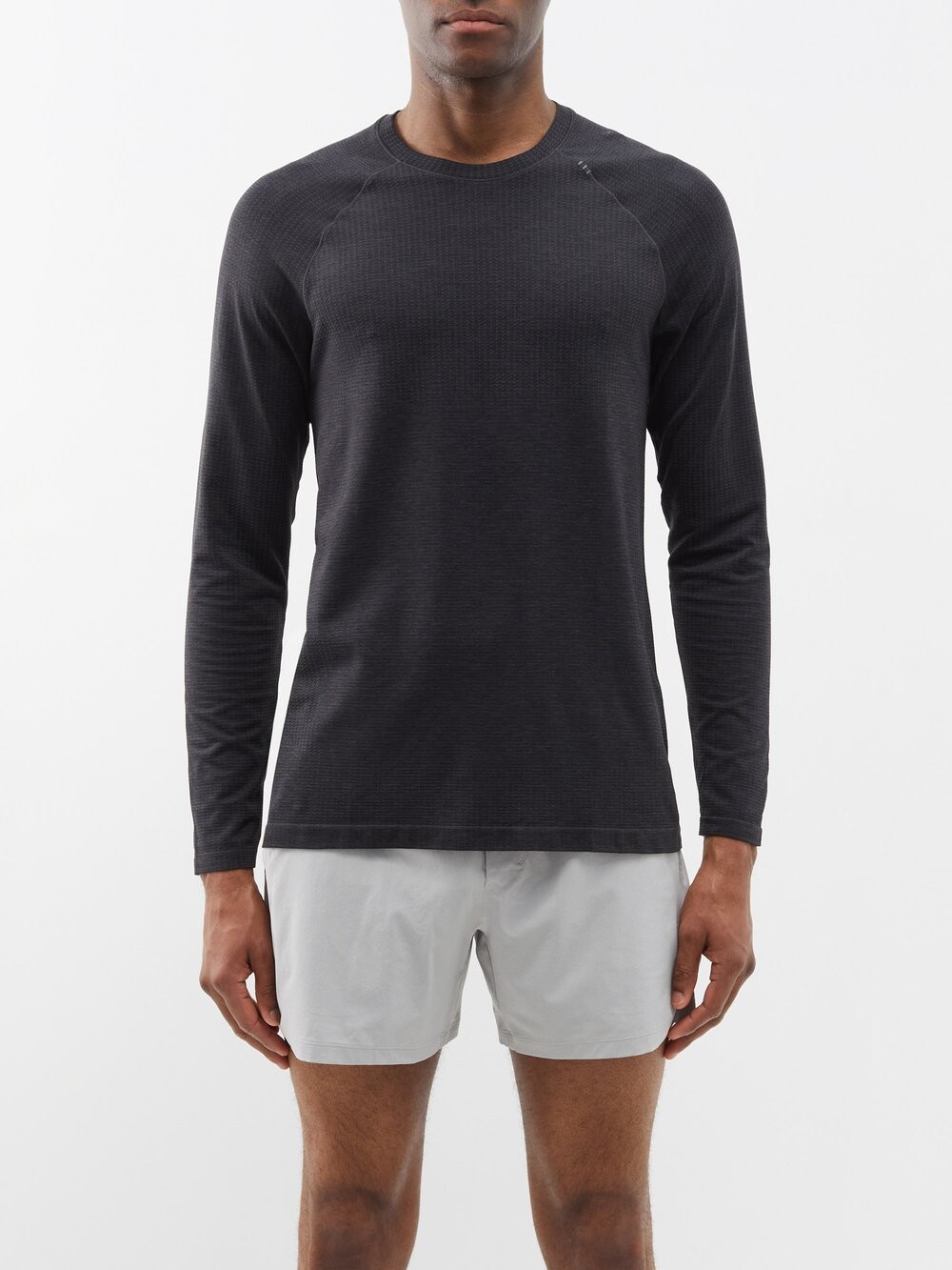 

Топ с длинными рукавами metal vent tech 2.5 Lululemon, черный