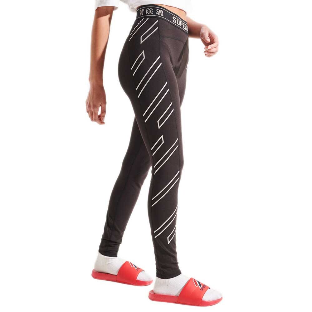 

Леггинсы Superdry Sportstyle, черный