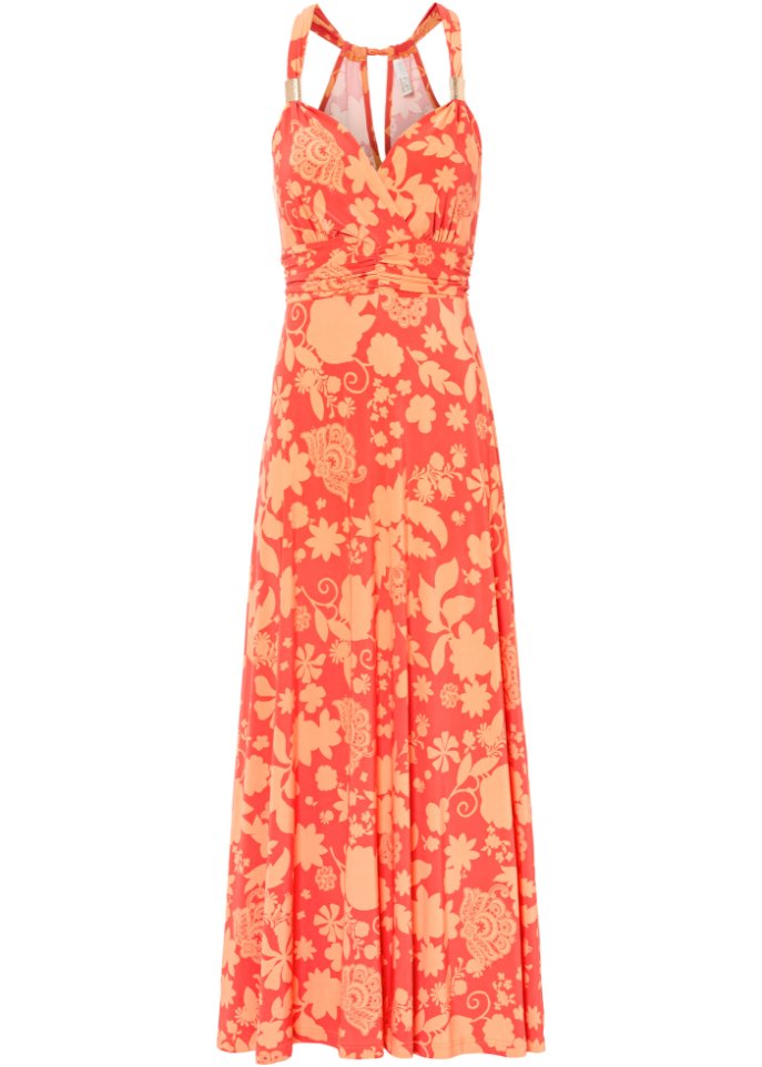 Длинное платье Bodyflirt Boutique, оранжевый платье bodyflirt летнее 42 44 размер