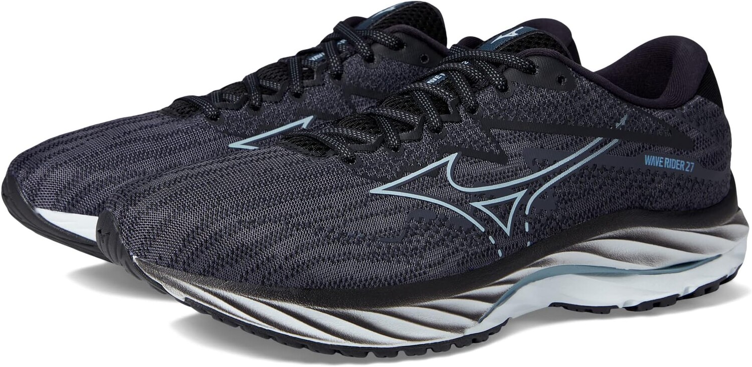 

Кроссовки Wave Rider 27 Mizuno, цвет Ebony/Illusion Blue