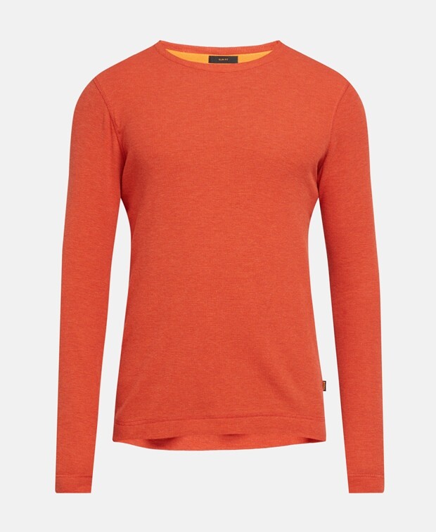 

Топ с длинными рукавами Boss Orange, цвет Pumpkin Orange