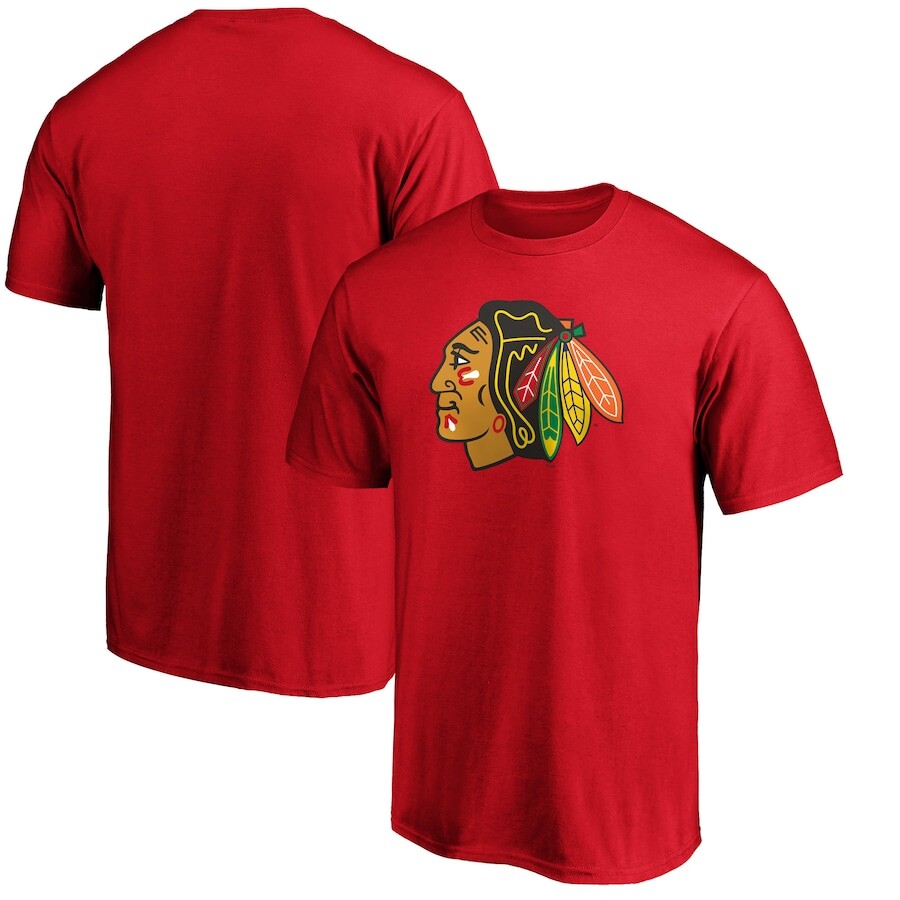 

Футболка с коротким рукавом Fanatics Branded Chicago Blackhawks, красный
