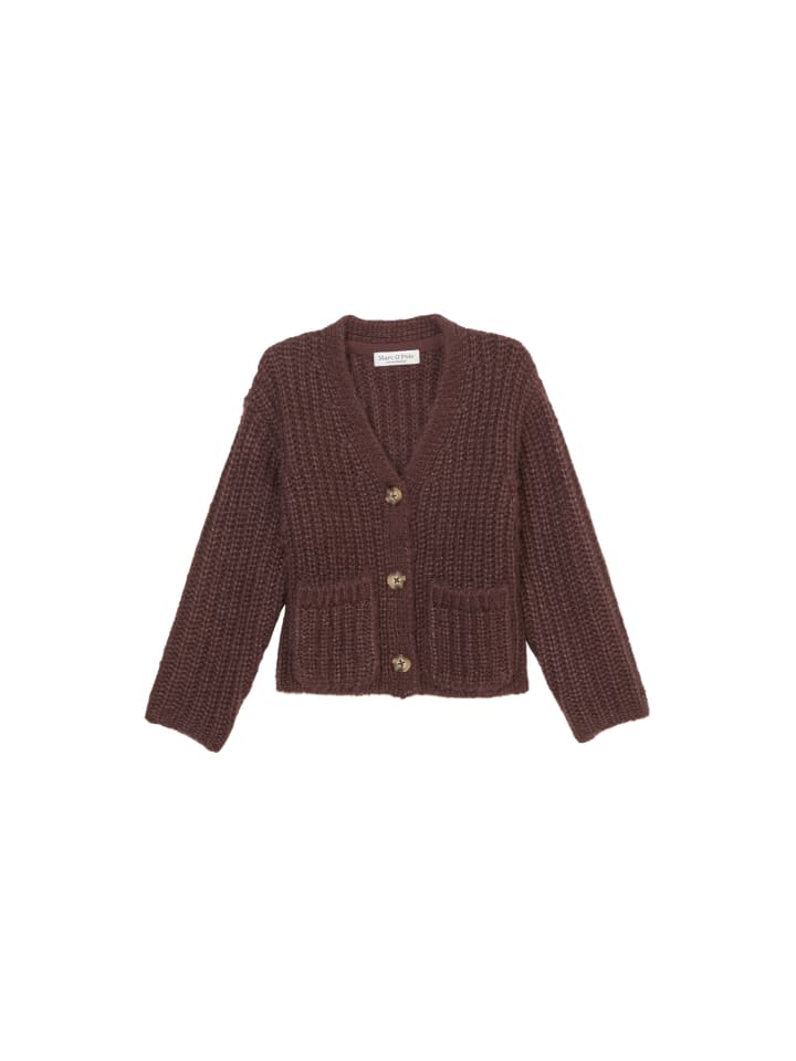 

Кардиган Marc O'Polo KIDS GIRLS Strickjacke, цвет dark bordeaux