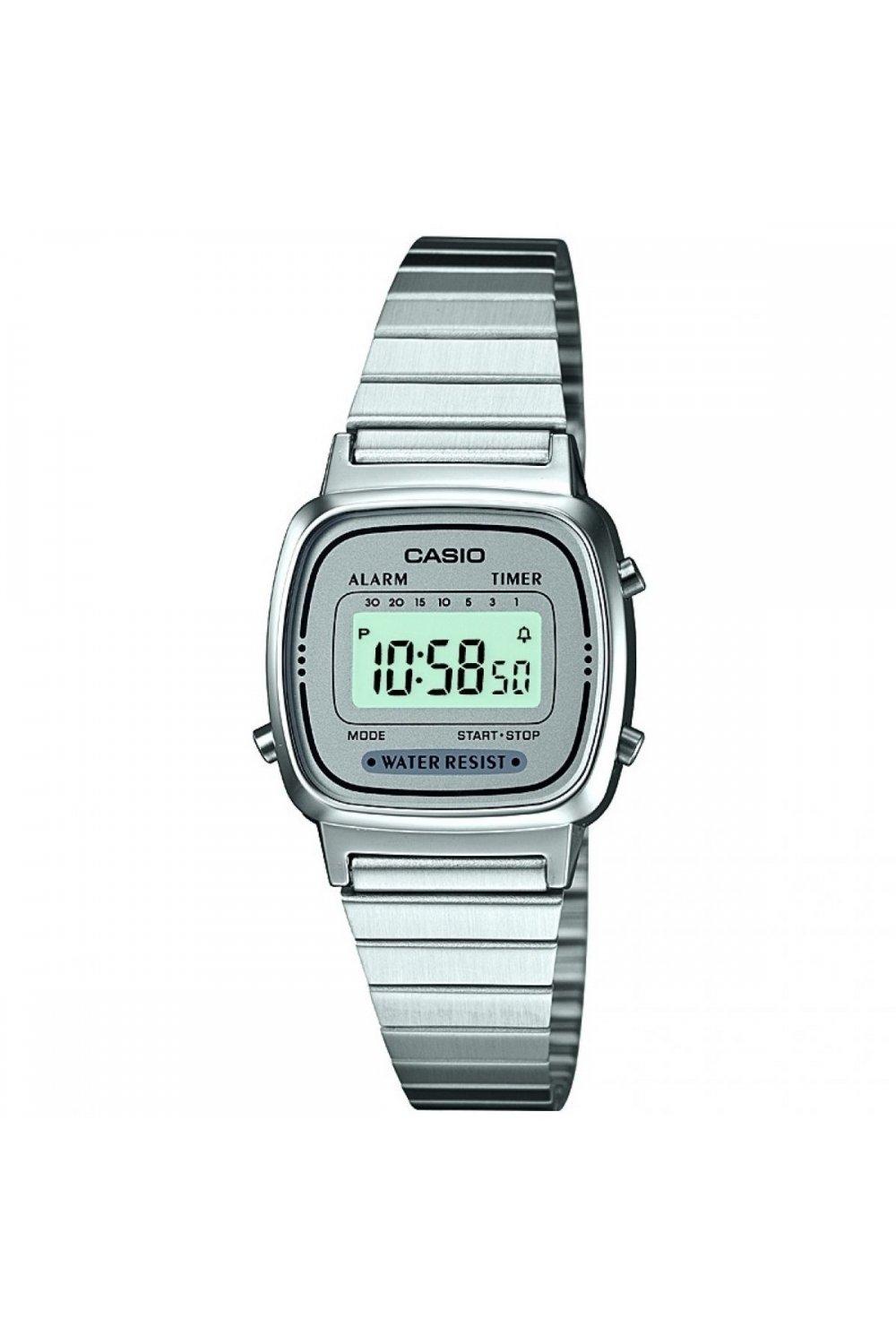 

Классические цифровые часы из нержавеющей стали - La670Wea-7Ef Casio, черный