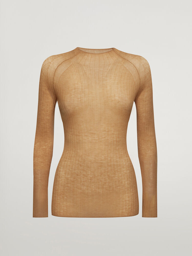 

Контрастный топ из воздушной шерсти LS Wolford, цвет lion shade