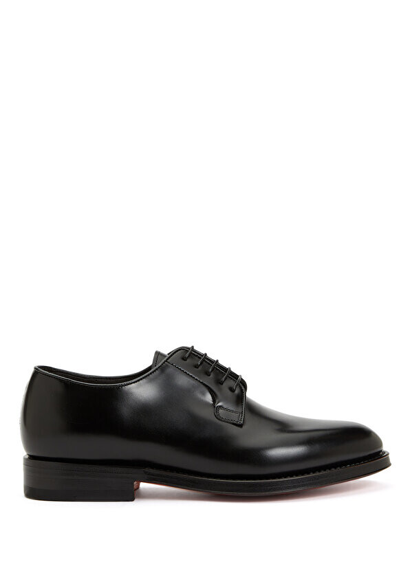 

Черная мужская кожаная обувь Santoni, Черный