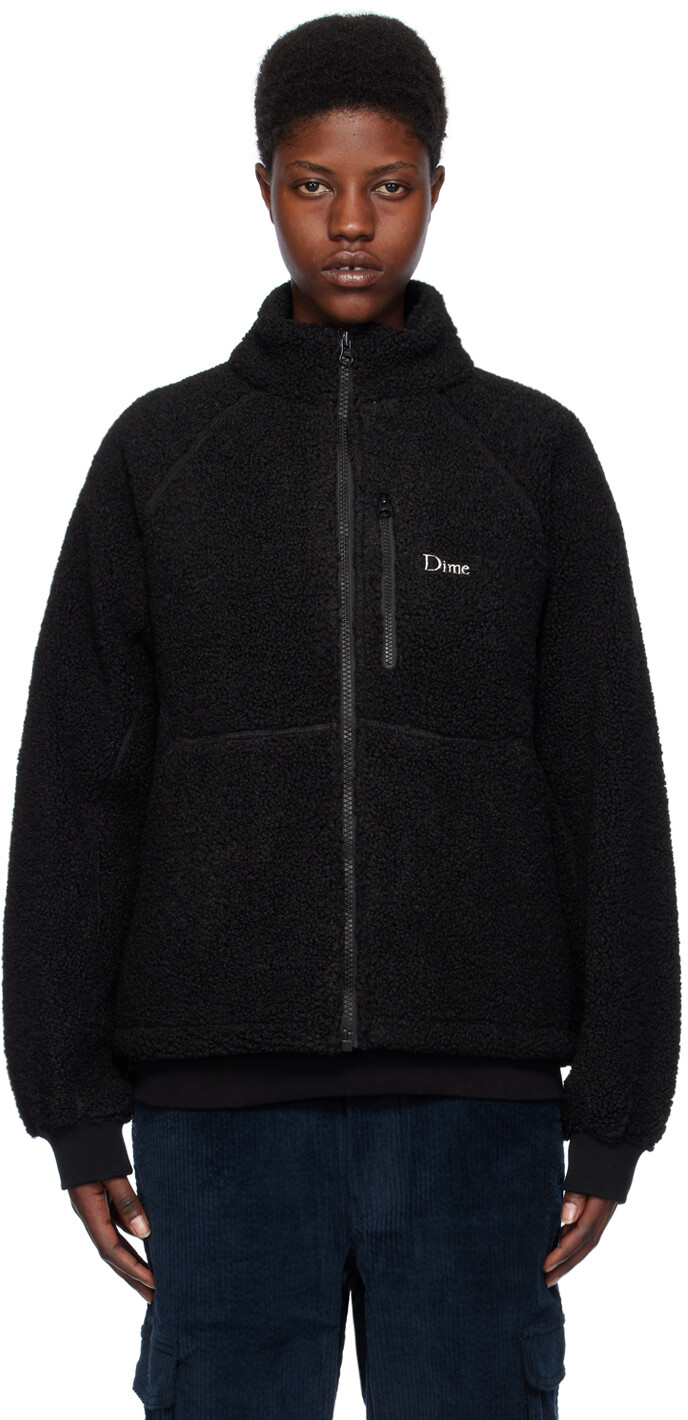 

Черная куртка на молнии Dime, цвет Black