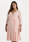 Платье из джерси CARLYNA SLEEVE DAY DRESS Ralph Lauren, светло-розовый платье из джерси short sleeve day dress ralph lauren розовый
