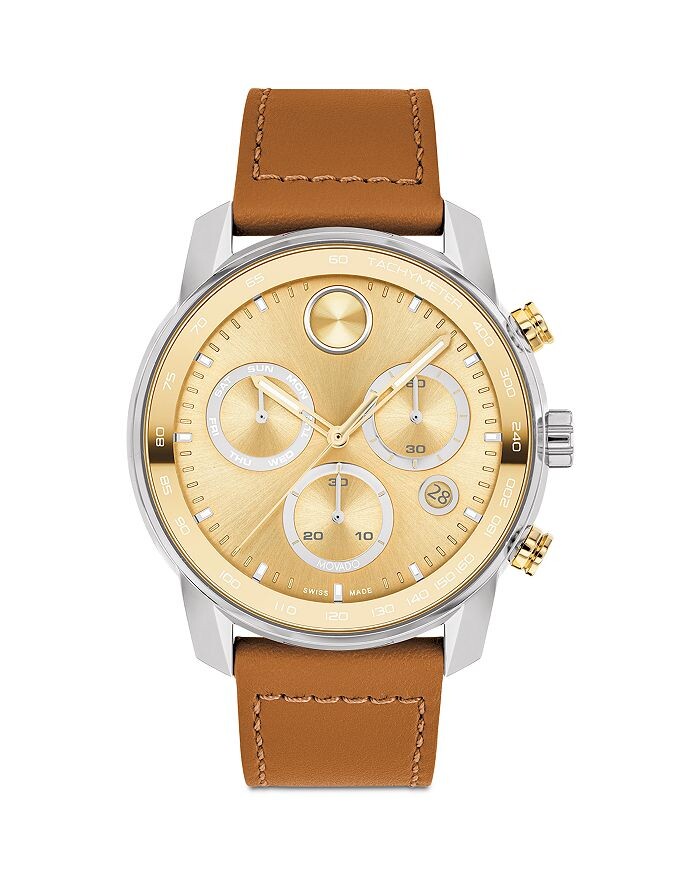 

Хронограф Movado Bold Verso 44 ​​мм, золотой