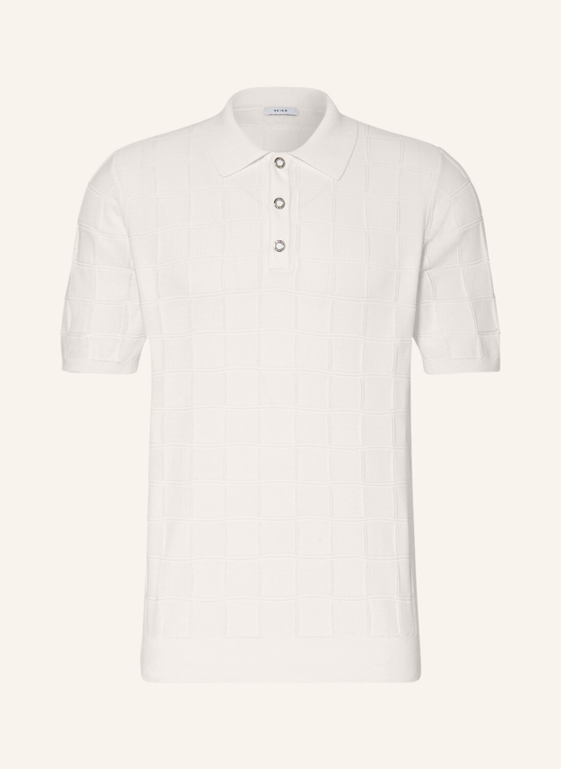 

Рубашка поло REISS Strick BLAZE, кремовый