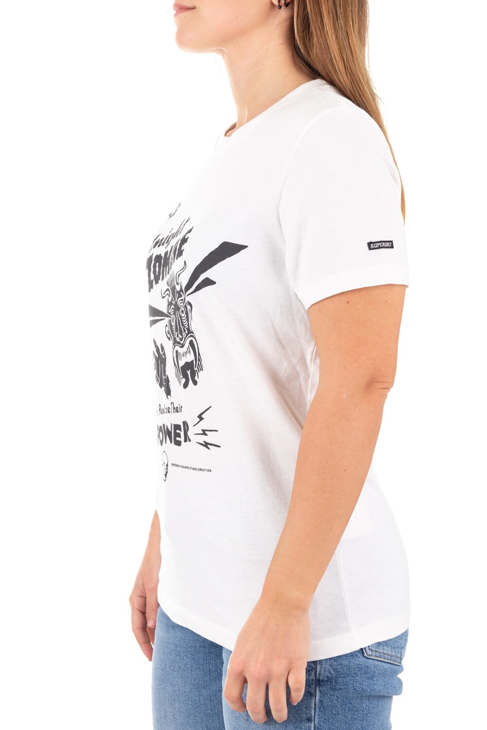 

Футболка Женщины/Девочки SUPERDRY, экрю