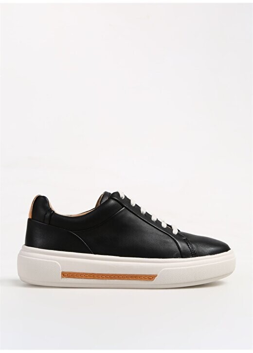 

Черные женские кожаные кроссовки 26176307 Clarks, черный