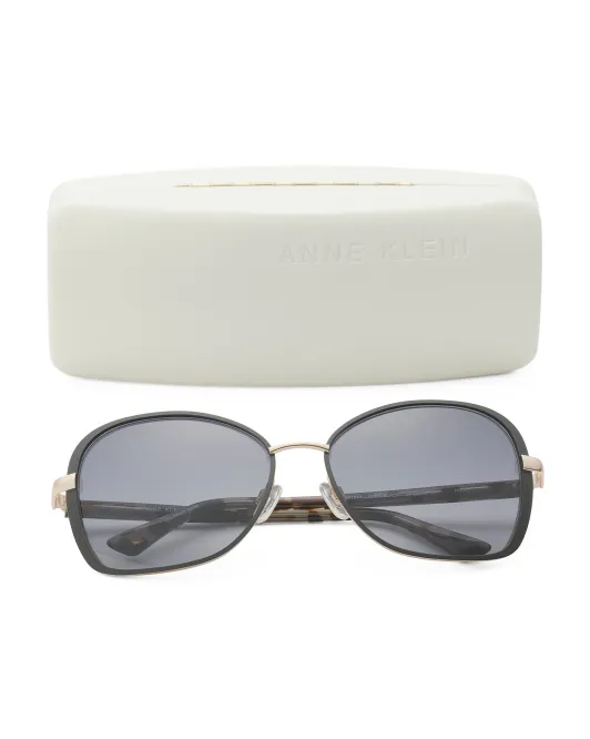 

Солнцезащитные очки 59 мм Anne Klein, черный