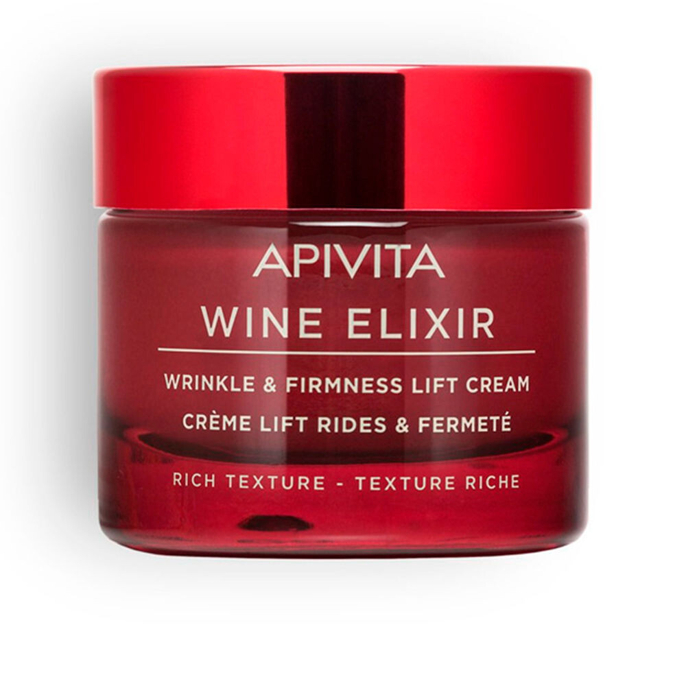 

Крем против морщин Wine elixir antiarrugas y reafirmante con efecto lifting textura rica Apivita, 50 мл