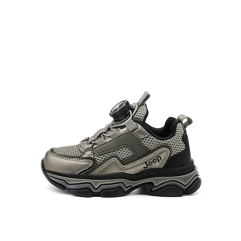 

Детские кеды Kids Low-top Black/Single Color Jeep, цвет Gunmetal