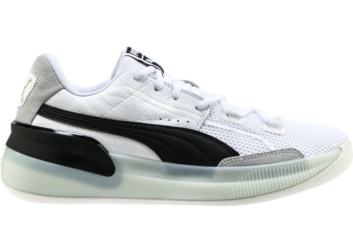 

Кроссовки Puma Clyde Hardwood, белый / чёрный