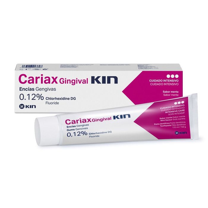 Зубная паста Cariax Gingival Pasta Dentífrica Kin, 125 ml зубная паста vitis gingival