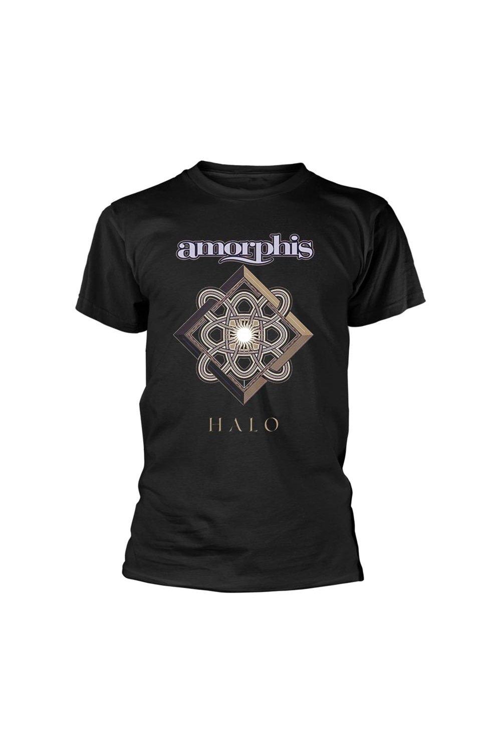Футболка «Хало» Amorphis, черный ирис мечевидный кристал хало