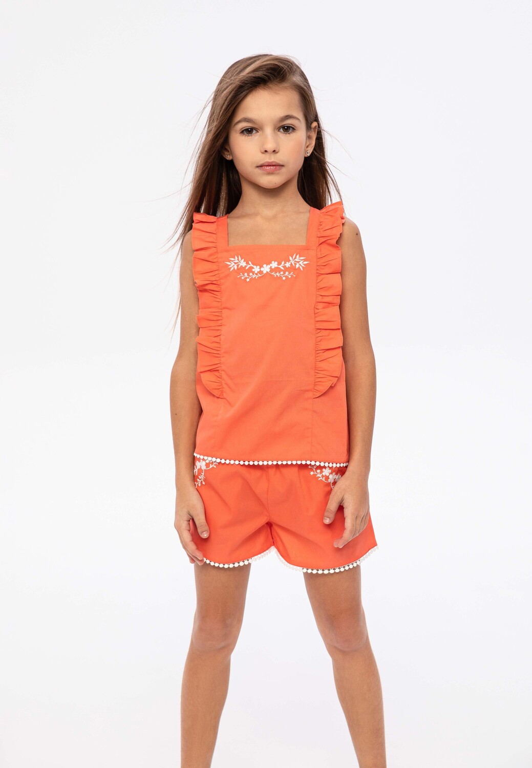 

Топ Minoti 2tlg. Outfit: & Shorts field 2, цвет Korallrot