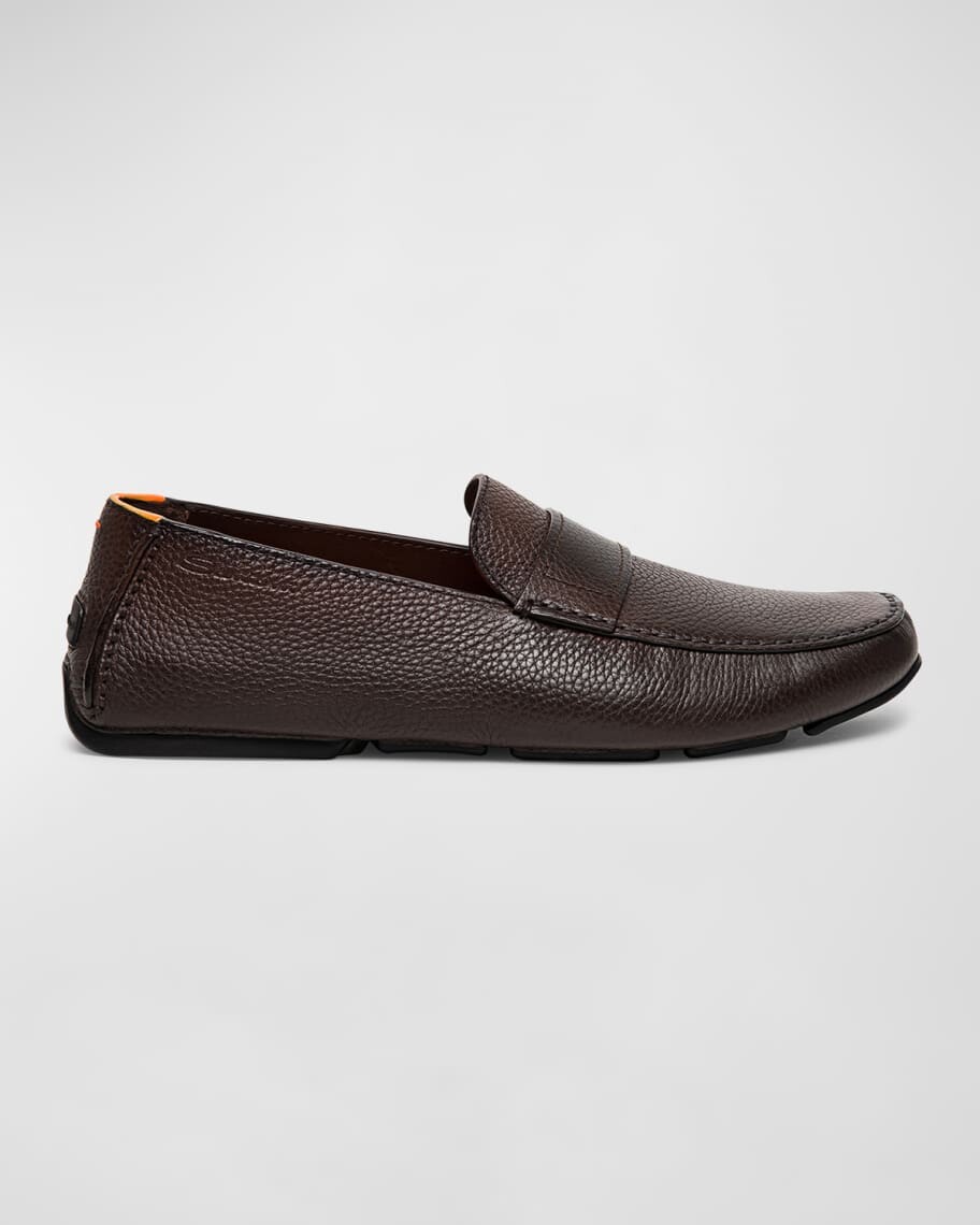 

Мужские кожаные шлепанцы Barbados Santoni