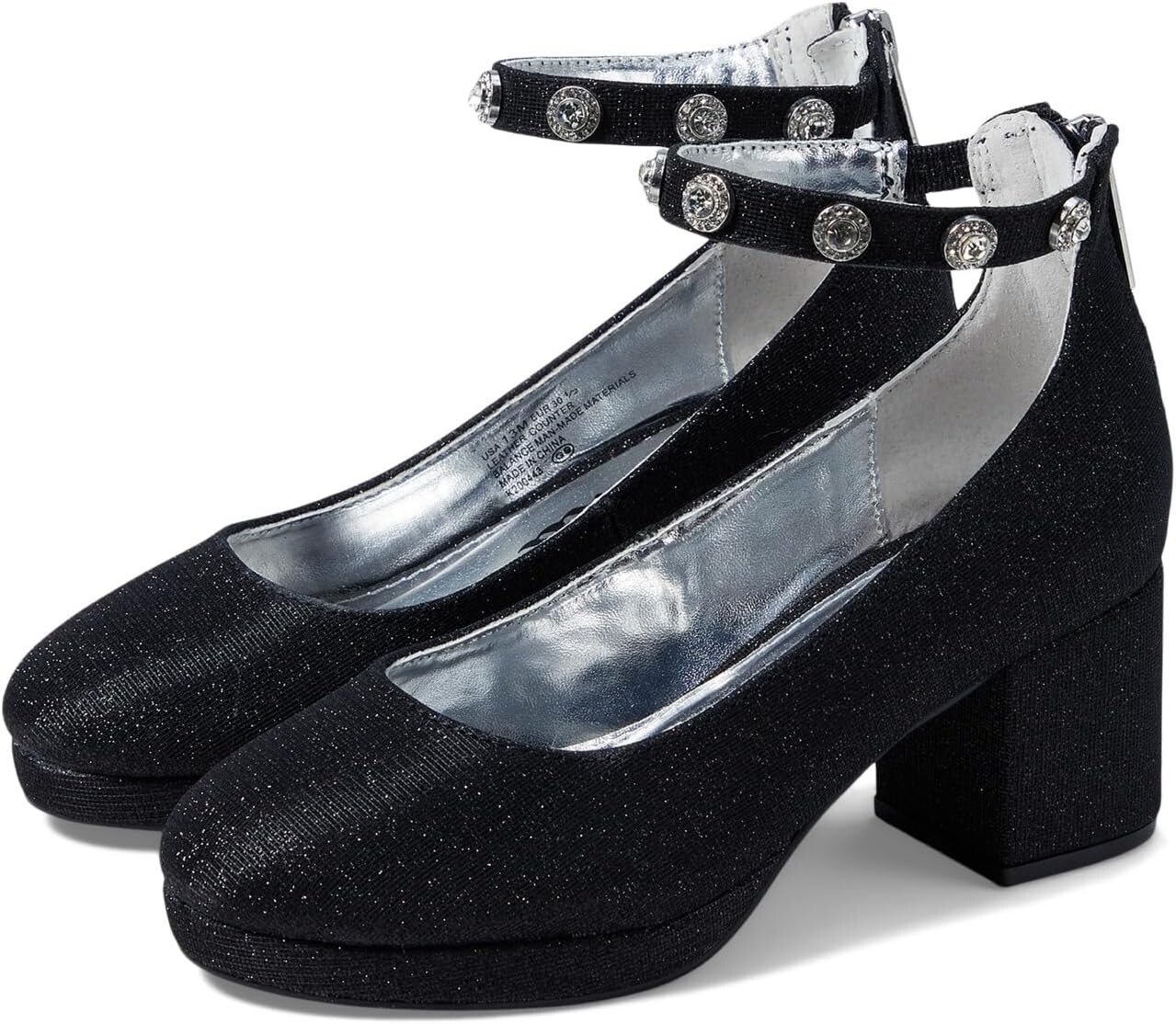 

Туфли Camilla Nina, цвет Black Glitter Fabric