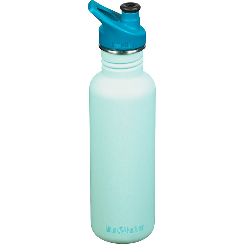 

Классическая бутылочка для питья с узкой спортивной крышкой Klean Kanteen, синий