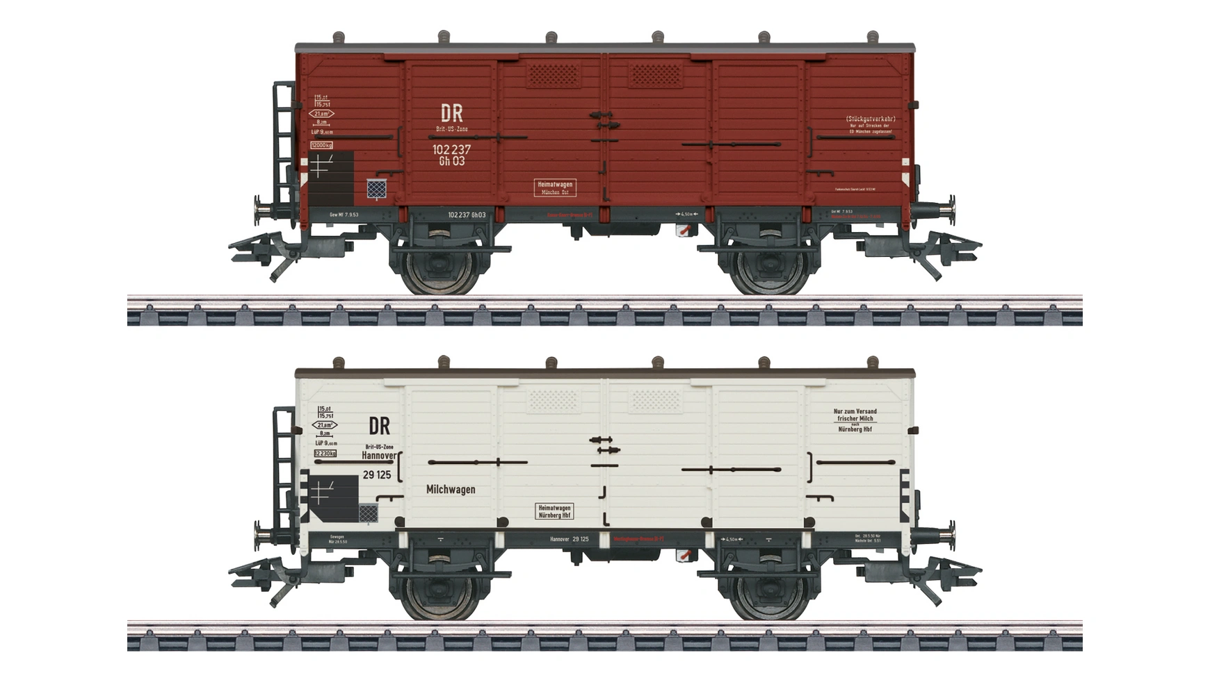 

Комплект тележек для молока Märklin