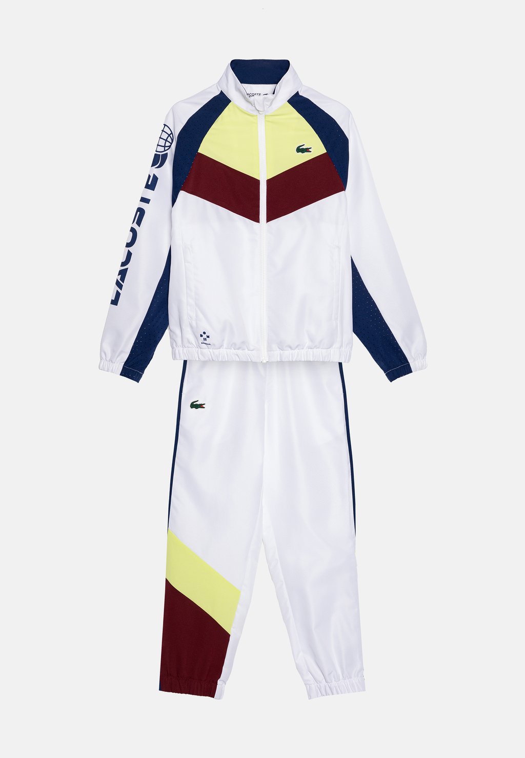 Спортивный костюм SPORTS TRACKSUIT Lacoste, цвет white/limeira/zin/methylene