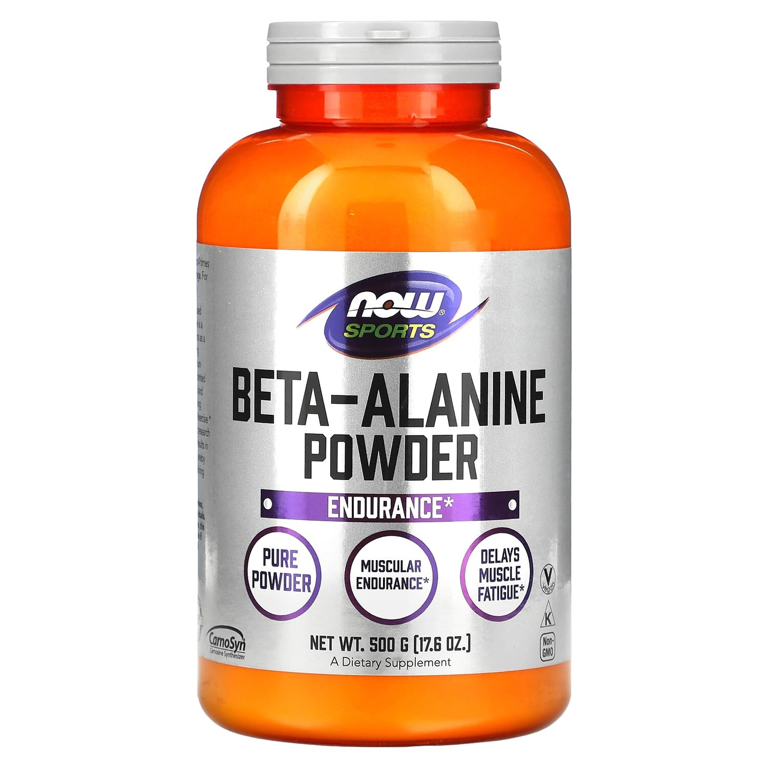 

Sports, бета-аланин, чистый порошок, 500 г (17,6 унций), NOW Foods