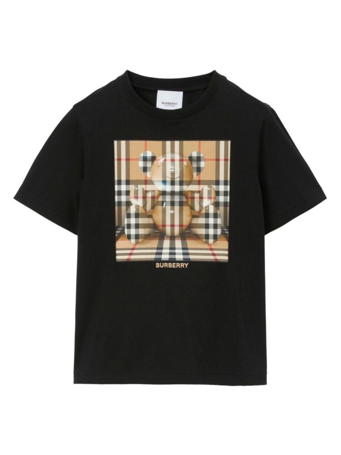 

Burberry Kids футболка Thomas Bear, черный