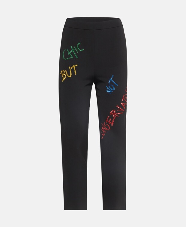 

Повседневные брюки Boutique Moschino, черный
