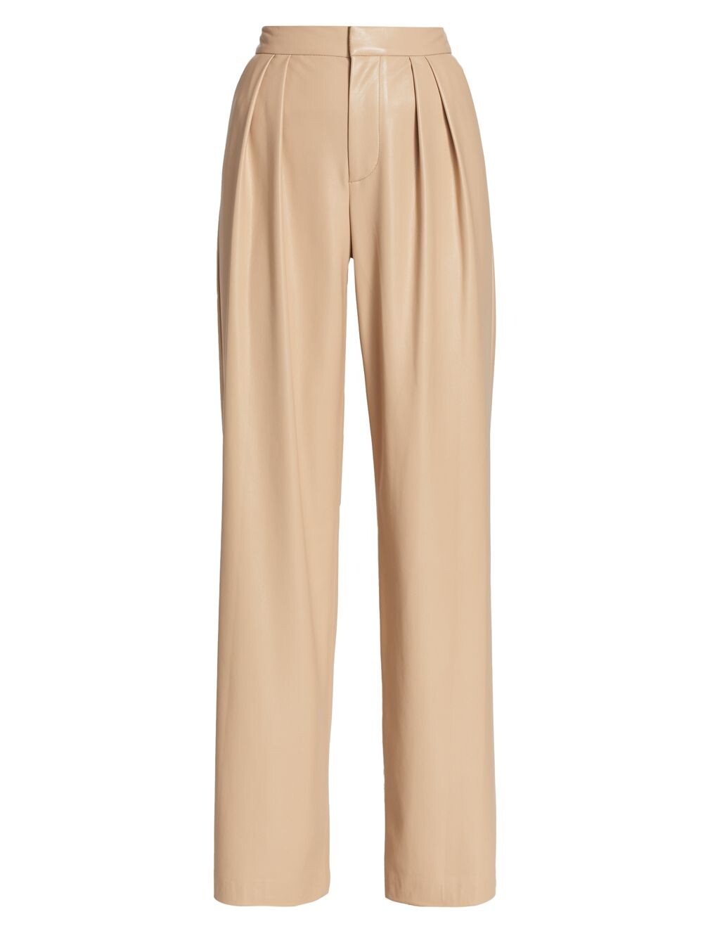 

Широкие брюки Pompey из веганской кожи Alice + Olivia