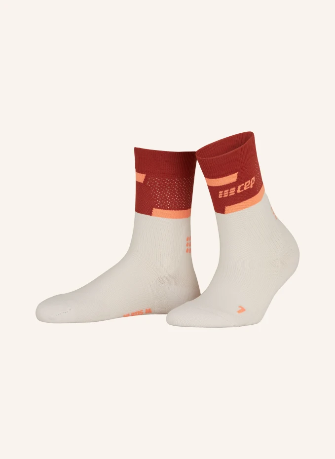 

Носки для бега the run compression 4 0 - mid cut Cep, белый