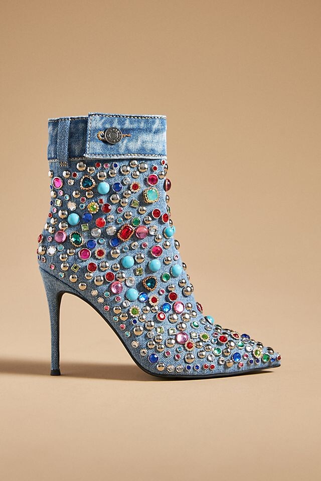 

Джеффри Кэмпбелл Dazzle Boots, деним/средне-синий