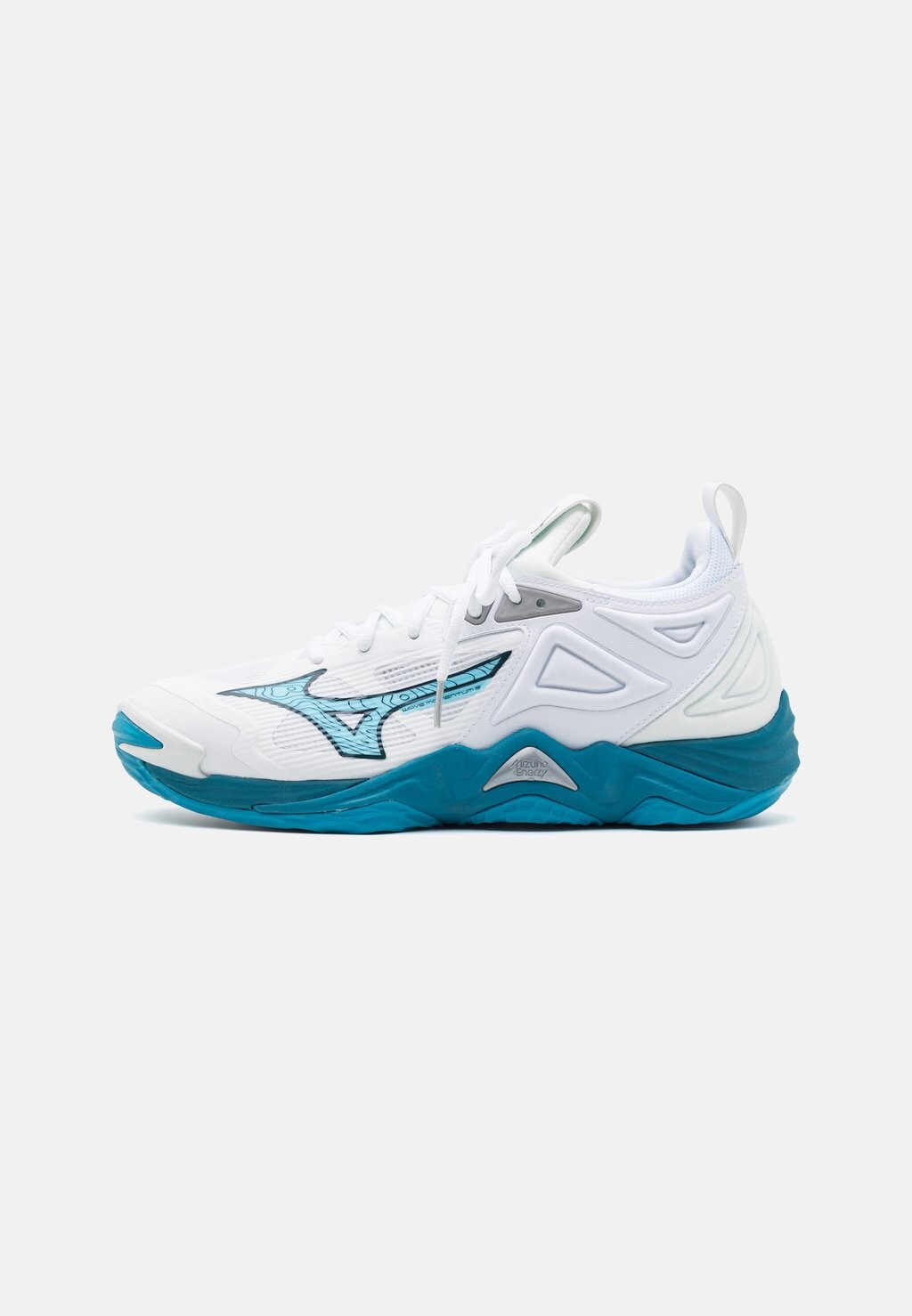 

Волейбольные кроссовки Wave Momentum 3 Mizuno, цвет white/moroccan blue/silver